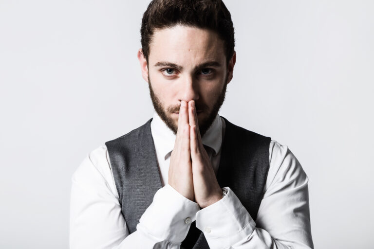 person in self-assessment