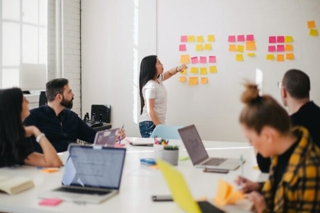 Different communication styles at display
