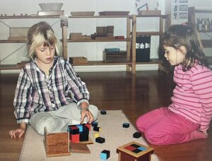 Montessori school teacher article illustration