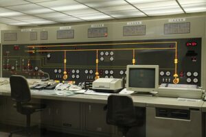 Hydroelectric plant operator article illustration