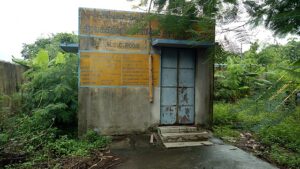 Liquid waste treatment plant operator article illustration