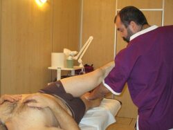 A physiotherapist