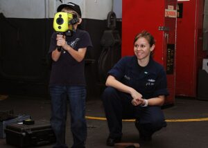 A commissioning technician