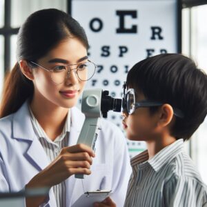 An orthoptist