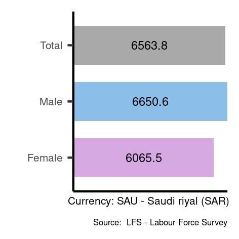 Average salary in Saudi Arabia