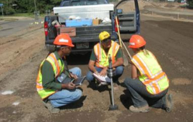 Road maintenance technicians