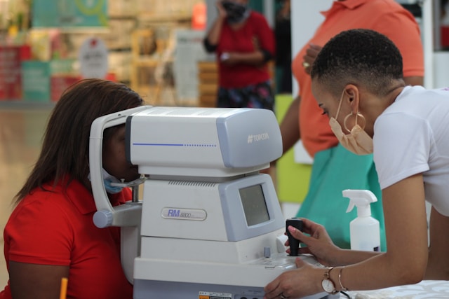 An optometrist